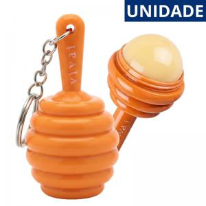 Batom Lip Balm Hidratante Labial Pote de Mel Vivai 10,5G