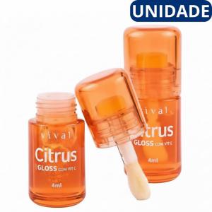 Brilho Labial Hidratante Citrus Vivai 4Ml Efeito Gloss Natural