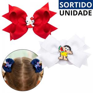 Laço Infantil Presilha Bico Pato Cores Sortidas Acessório Cabelo Menina