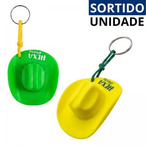 Chaveiro Chapéu Palha Brasil Sortido Miniatura Argola Metal Presente Criativo
