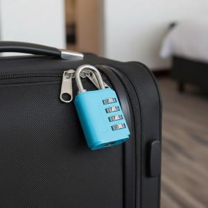 Cadeado de Latão 30Mm com Segredo Numérico Cores Sortidas Segurança