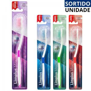 Escova Dental Adulto Macia Limpus Cores Sortidas Higiene Bucal Unidade