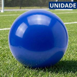 Bola de Vinil Lisa Azul 35Cm Decorativa Festa Piscina Infantil