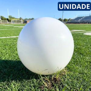 Bola Inflável Vinil Lisa Branca 35Cm Decoração Festa Piscina Infantil