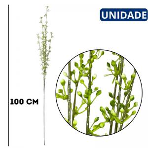 Haste Decorativa Luxo 100Cm com Sementes para Arranjos e Eventos