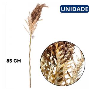 Haste Artificial Espiga de Trigo Salmão 85Cm Decoração Festa Casamento