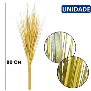 Haste Capim Taboa Natural 80Cm Decoração Arranjo Rústico Boho Casa