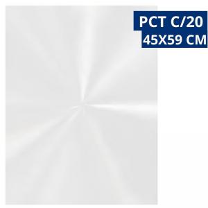Saco Plástico Cristal Transparente 45X59Cm com 20 Unidades para Embalagens