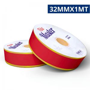Fita Decorativa Xingo 3D Ouro Vermelho 32Mm X 1M Artesanato Luxo