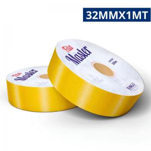 Fita Decorativa Lisa Amarelo Ouro Xingo 32Mmx1M para Artesanato Festas