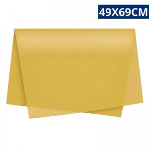 Folha Decorativa Poli Sujinho Liso Ouro 49X69Cm Festas Presentes Luxo