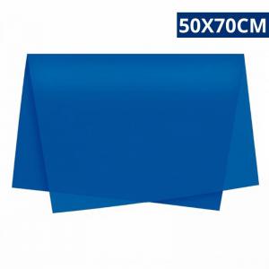 Papel Seda Azul Royal 50X70Cm Decoração Embalagem Presente Artesanato Festa Unidade