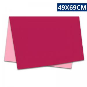 Papel Poli Liso Dupla Face Elite Pink Rosa 49X69Cm para Artesanato