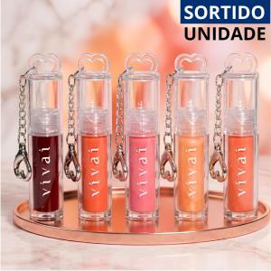 Brilho Labial Lip Gloss Vivai Me Leva Sortido Hidratante Maquiagem Duradoura