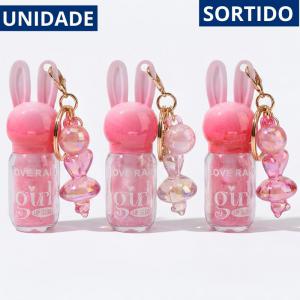 Brilho Labial Lip Gloss Girl Chaveiro Cores Sortidas Hidratante Fofo