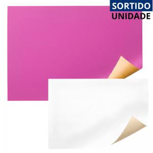 Papel Cartão Brilho Sortido 48X66Cm Colorido para Artesanato e Decoração