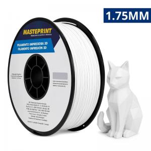 Filamento 3D Tpu Masterprint 1.75Mm Branco Flexível Alta Qualidade 1Kg