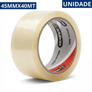 Fita Adesiva Bopp Transparente Silenciosa 45Mm X 40M Embalagem Profissional