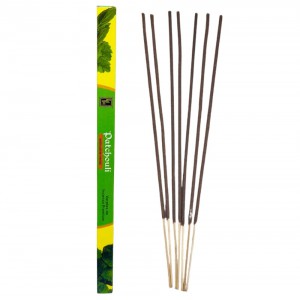 Incenso Indiano Zed Black Patchouli Aroma Relaxante 7 Varetas Meditação