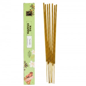 Incenso Indiano Zed Black Nag Champa Sândalo Premium Caixa 7 Varetas Original