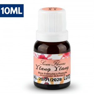Aromatizador Essência Ylang Ylang Seven Flowers 10Ml Relaxante Floral