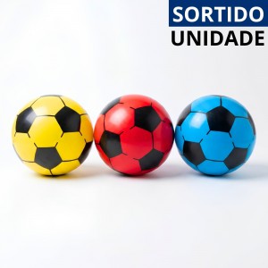 Bola de Vinil Sortida 15Cm Colorida Resistente Brinquedo Infantil Festas