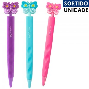 Lapiseira 0.7Mm Brw Borboleta Triangular Sortida Escrita Desenho Fofa