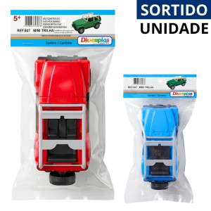 Carrinho Mini Trilha Aventura Infantil Sortido Fjn Brinquedo Presente Divertido