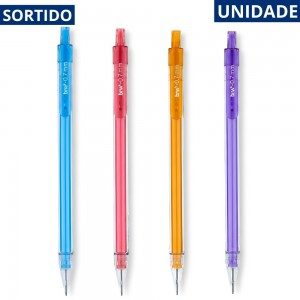 Lapiseira 0.7Mm Brw Soul Neon Sortida Cute Escolar Desenho Fina