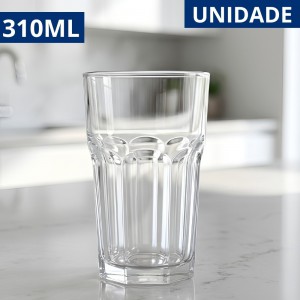 Copo Vidro Transparente Cocktail 310Ml Premium Drink Bar Elegante Unidade