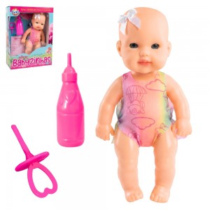 Boneca Babyzinha Babies 22Cm Plástico Vinil Praia Coleção Infantil Presente