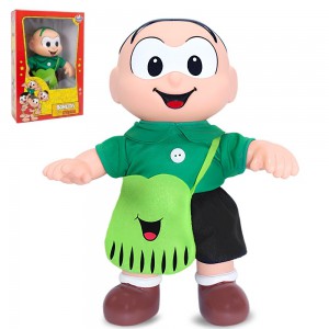 Boneco Turma da Mônica Cebolinha 35Cm Original Pelúcia Colecionável Infantil Presente