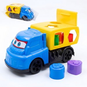 Caminhão Brinquedo Deko Formas Encaixe Educativo Infantil 6 Peças