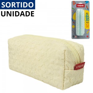 Estojo Escolar Grande Tom Pastel Fofo Vighs Sortidos 20Cm Menina Organização