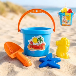 Balde Praia Kit Areia Infantil Acessórios Verão Brinquedos Crianças Completo
