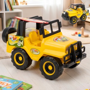 Carrinho Jeep Max Surf Infantil Brinquedo Aventura Praia Areia Robusto