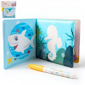 Livro Mágico de Banho Infantil C/ Caneta Reutilizável