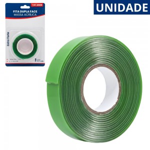 Fita Adesiva Dupla Face Extra Forte 12mm X 2 Metros
