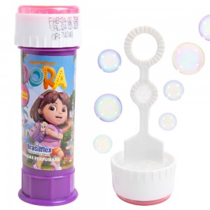 Bolhas de Sabão Dora Aventureira 60ml com Joguinho Infantil