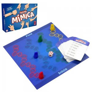 Jogo Fazendo Mímica Clássico Família e Amigos 7+ Anos