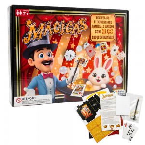 Jogo de Mágicas com 19 Truques Incríveis | Idade 7+