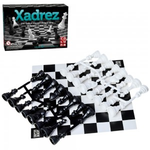Jogo Xadrez Clássico Completo Profissional 2 Jogadores