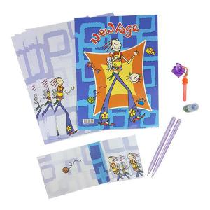 Papel Carta Decor.c/Caneta e Cola Trans.  Union  Oce